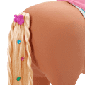 Chestnut Charm Horse & Western Flowers Denim Jumpsuit for 18-inch Dolls