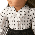 American Girl® x J.Crew Puff-Sleeve Polka-Dot Top for 18-inch Dolls