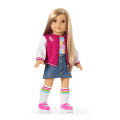 Truly Me™ 18-inch Doll #131 with straight blonde hair