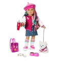 Truly Me™ 18-inch Doll #101, Puppy, Mini Backpack & Accessories AG™ Star Squad Bundle