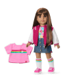 Truly Me™ 18-inch Doll #122 with straight dark-brown hair