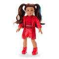 July Remarkable Ruby Outfit for 18-inch Dolls