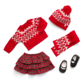 American Girl® x J.Crew Fair Isle Hearts Sweater & Plaid Skirt Bundle for 18-inch Dolls