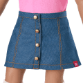 Truly Me™ 18-inch Doll #117 with wavy dark-brown hair