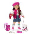 Truly Me™ 18-inch Doll #107 with straight brown hair