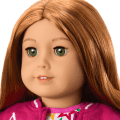 Truly Me™ 18-inch Doll #103 with wavy red hair