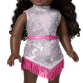 Glam Pink Cowgirl Outfit & Pink Spotted Cow Backpack & Accessory Set  Bundle