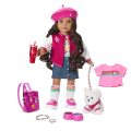 Truly Me™ 18-inch Doll #108, Puppy, Mini Backpack & Accessories AG™ Star Squad Bundle