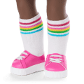 Truly Me™ 18-inch Doll #127 with curly dark-brown hair