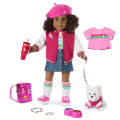 Truly Me™ 18-inch Doll #112, Puppy, Mini Backpack & Accessories AG™ Star Squad Bundle