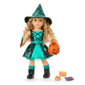 Witchy Webs Costume & Trick-or-Treat Set Bundle for 18-inch Dolls
