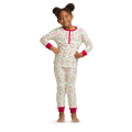 Hearts & Pines Holiday PJs for Little Girls
