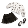 American Girl® x J.Crew Puff-Sleeve Polka-Dot Top & Tulle Skirt Bundle for 18-inch Dolls