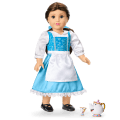 Disney Princess Belle Enchanted Castle Dining Set, Blue Dress & Friends Bundle for 18-inch Dolls