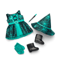 Witchy Webs Costume & Trick-or-Treat Set Bundle for 18-inch Dolls
