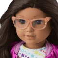 Rose Gold Glasses for 18-inch Dolls