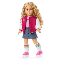 Truly Me™ 18-inch Doll #115 with curly blonde hair