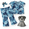Nanea’s™ Floral Pajamas & Dog (Historical Characters)