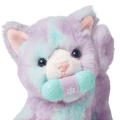Purrpley Pink Kitty Cat for 18-inch Dolls
