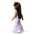 2-in-1 Sparkly Mermaid Outfit for WellieWishers™ Dolls