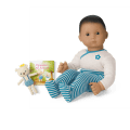 Bitty Baby® Doll #5 in Soft Blue + Bear Friend & Board Book