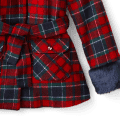 American Girl® x Janie and Jack Fur-Trim Plaid Coat for Girls
