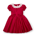 American Girl® x Janie and Jack Holly-Red Party Dress for Girls