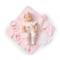 Bitty Baby® Doll #6 with red hair Care & Play Set