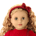 American Girl® x Something Navy Crimson Sparkle Sweater Dress for 18-inch Dolls