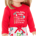 Holiday Wish List PJs for WellieWishers™ Dolls