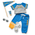 American Girl® x NFL Los Angeles Chargers Fan Outfit & Accessories for 18-inch Dolls