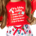 Holiday Wish List PJs for 18-inch Dolls