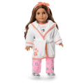 Comfy Puppy Robe Set for Girls & 18-inch Dolls