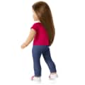 Matching AG™ Grin Pins Ringer Tee Set for Girls & 18-inch Dolls