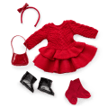 American Girl® x Something Navy Crimson Sparkle Sweater Dress for 18-inch Dolls