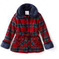 American Girl® x Janie and Jack Fur-Trim Plaid Coat for Girls