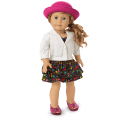 Courtney’s™ White Fringe Jacket for 18-inch Dolls (Historical Characters)