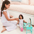 Raquel’s™ Coastal Stripes Pajamas for Girls & 18-inch Dolls