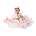 Bitty Baby® Doll #4 with black hair Care & Play Set