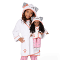 Comfy Puppy Robe Set for Girls & 18-inch Dolls