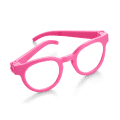 Petal-Pink Glasses for 18-inch Dolls
