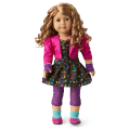 Courtney's™ Splatter Print Dress for 18-inch Dolls (Historical Characters)