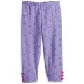 Playful Floral Leggings for Little Girls