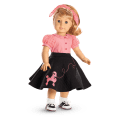 Maryellen's™ Poodle Skirt Outfit for 18-inch Dolls (Historical Characters)