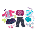 School-Day Style Outfit Set for 18-inch Dolls