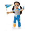 American Girl® x NFL Los Angeles Chargers Fan Outfit & Accessories for 18-inch Dolls