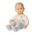 Bitty Baby® Doll #3 with blonde hair in Cloud Gray