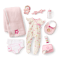 Bitty Baby® Doll #2 with brown hair Care & Play Set