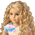Truly Me™ 18-inch Doll #115 with curly blonde hair