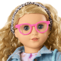Petal-Pink Glasses for 18-inch Dolls